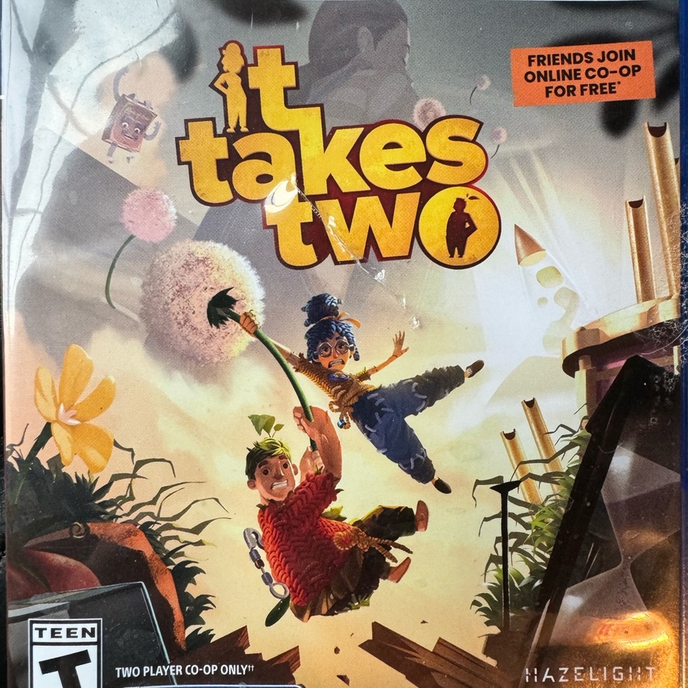 It takes two co op game for ps4. Like new condition